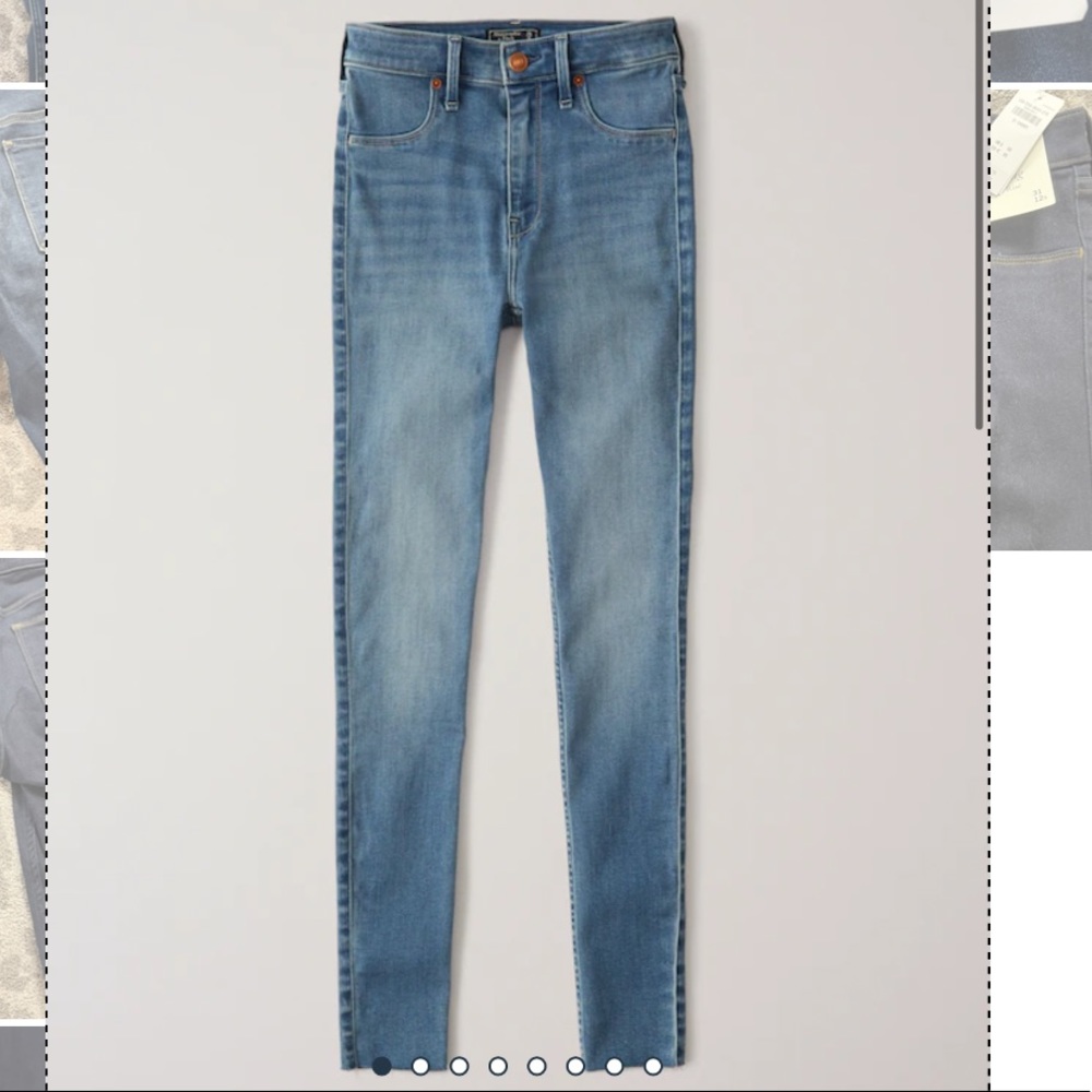 Abercrombie high rise jean legging